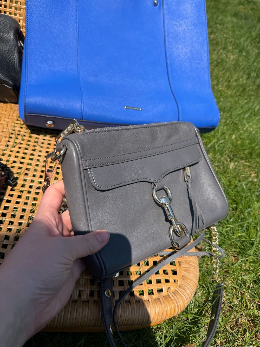 ✨ 🫐Rebecca Minkoff Bundle of 4🫐✨ Crossbody Satchel Tote Lot | Reseller - Picture 3 of 15